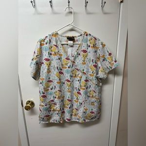 Women’s scrub top, excellent condition.